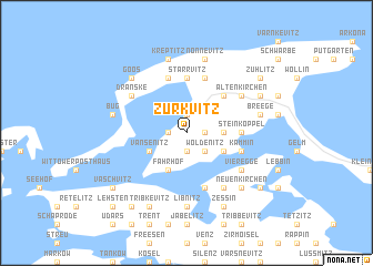 map of Zürkvitz