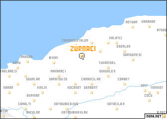 map of Zurnacı