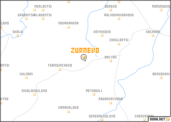 map of Zŭrnevo