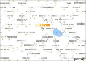 map of Zu‘rūrah