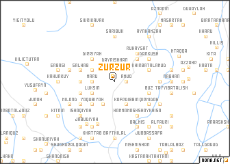 map of Zurzūr