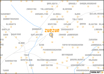 map of Zurzūr