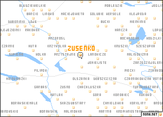 map of Zusenko