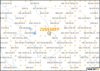 map of Zußdorf