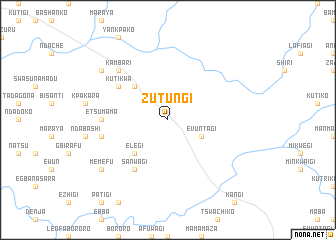 map of Zutungi