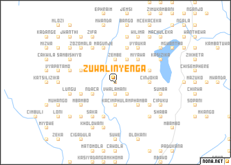 map of Zuwalinyenga