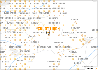 map of Zuwaytīnah