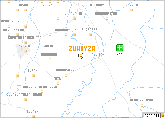 map of Zuwayzā