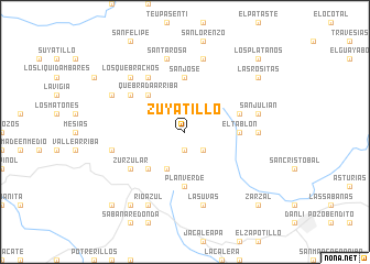 map of Zuyatillo