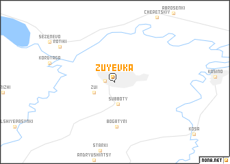 map of Zuyevka