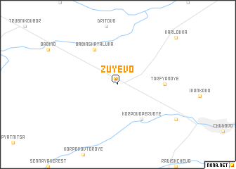 map of Zuyevo