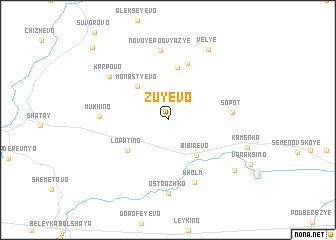 map of Zuyevo