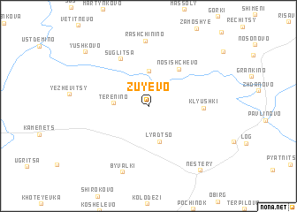 map of Zuyevo