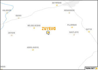 map of Zuyevo