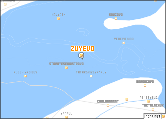 map of Zuyevo