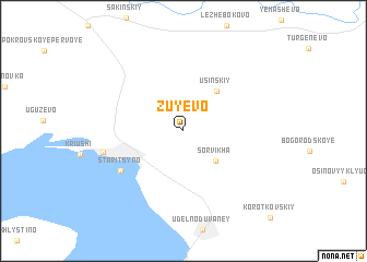 map of Zuyevo