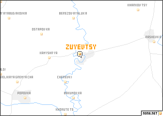 map of Zuyevtsy
