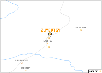 map of Zuyevtsy