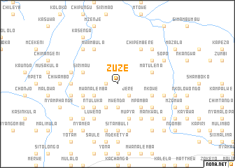 map of Zuze