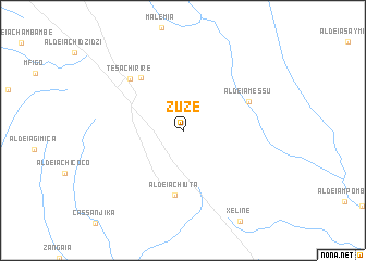 map of Zuze