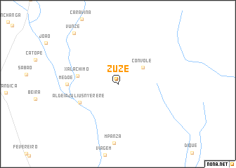 map of Zuze