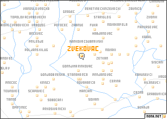 map of Zvekovac