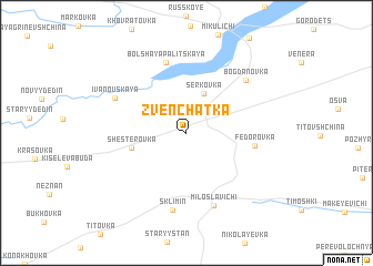 map of Zvenchatka