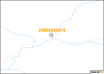 map of Zverevskoye