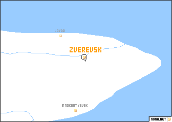 map of Zverevsk