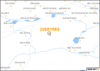 map of Žvėrynas