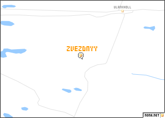 map of Zvezdnyy