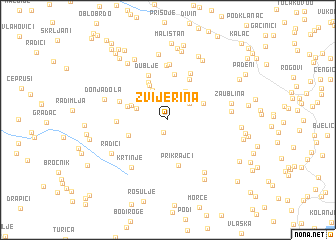 map of Zvijerina