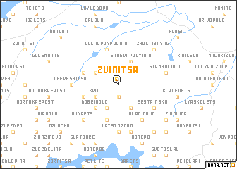 map of Zvinitsa