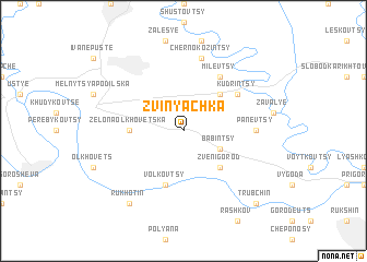 map of Zvinyachka