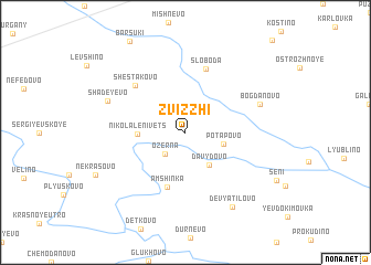 map of Zvizzhi