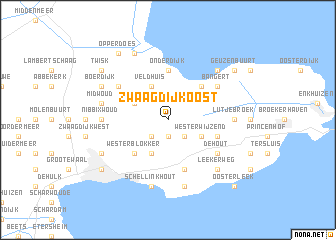 map of Zwaagdijk-Oost