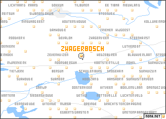 map of Zwagerbosch