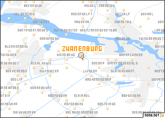 map of Zwanenburg