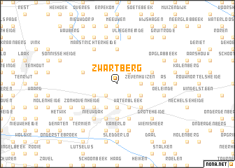 map of Zwartberg