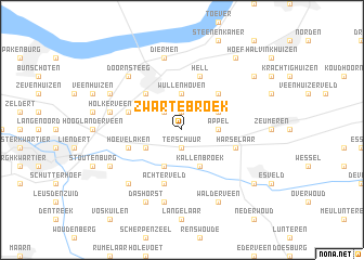 map of Zwartebroek