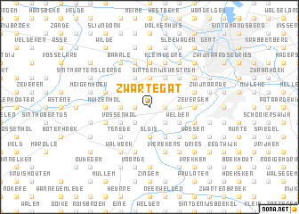 map of Zwartegat