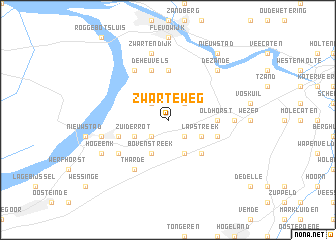 map of Zwarteweg