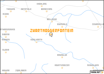 map of Zwartmodderfontein