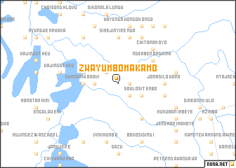 map of Zwayumbo Makamo