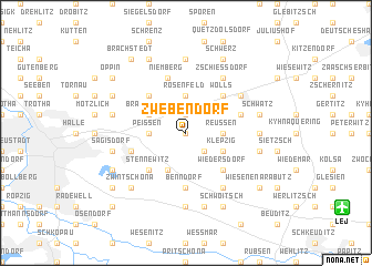 map of Zwebendorf