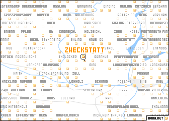 map of Zweckstätt