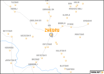 map of Zwedru