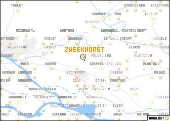 map of Zweekhorst