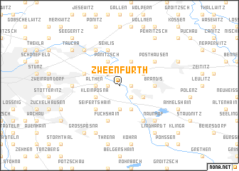 map of Zweenfurth