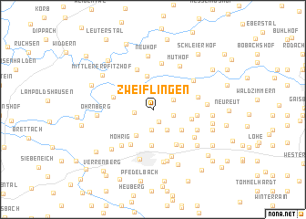 map of Zweiflingen